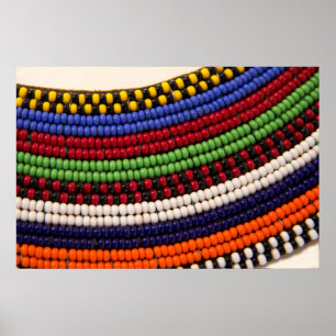 Affiche Motif de la bande de Massai