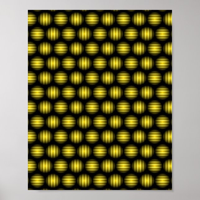 Affiche Motif de la boule de Stripey (Devant)