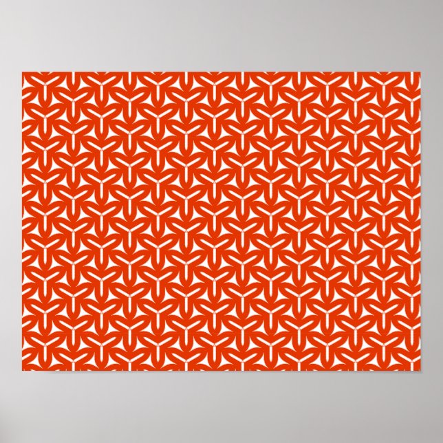 Affiche Motif de lames gothiques (Devant)