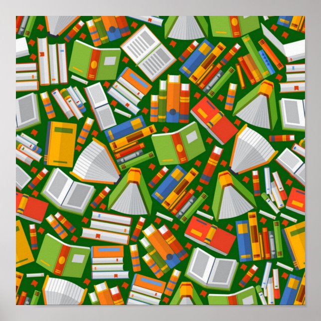 Affiche Motif de livre (Devant)