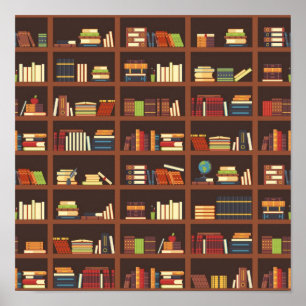 Affiche Motif de livre