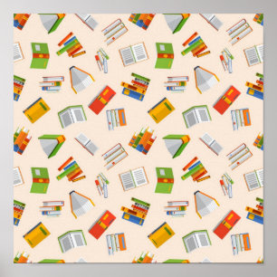 Affiche Motif de livre