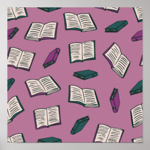 Affiche Motif de livre