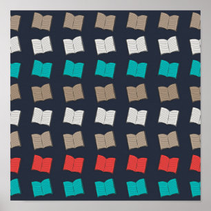 Affiche Motif de livre
