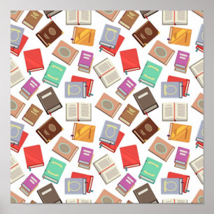 Affiche Motif de livre