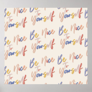 Affiche Motif de motivation coloré tiré à la main