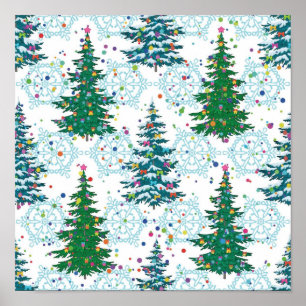 Affiche Motif de Noël