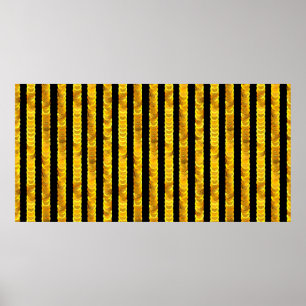 Affiche Motif de paillettes d'or