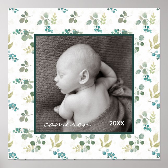 Affiche Motif de plaisir florissant (Devant)