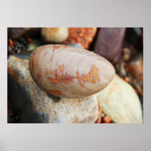 Affiche Motif de roche - Fundy Coast