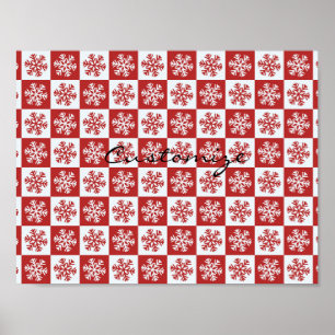 Affiche Motif de rouge/blanc Thunder_Cove de contrôle de