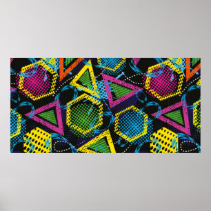 Affiche Motif de sport grunge abstrait pour enfants. S