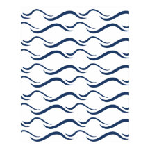 Motif de vague sans couture