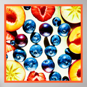Affiche Motif de Vibrance Fruitueuse