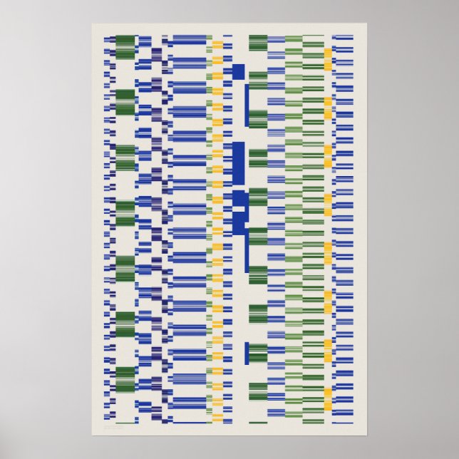 Affiche Motif des nombres de Ramanujan (Devant)
