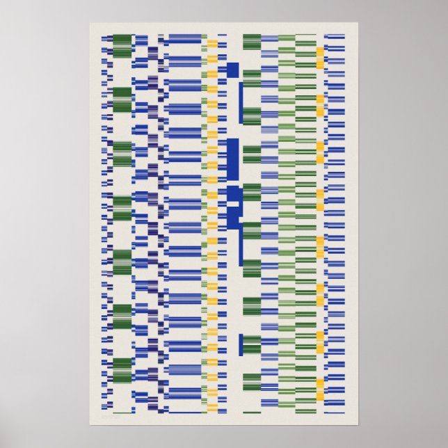 Affiche Motif des nombres de Ramanujan (Devant)