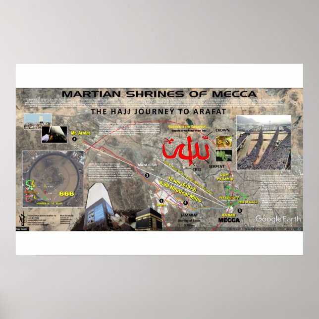 Affiche Motif des Pléiades de La Mecque 2 (Devant)