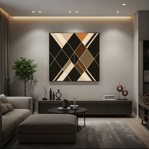 Affiche Motif Diamant Classique