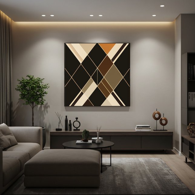 Affiche Motif Diamant Classique (Créateur téléchargé)