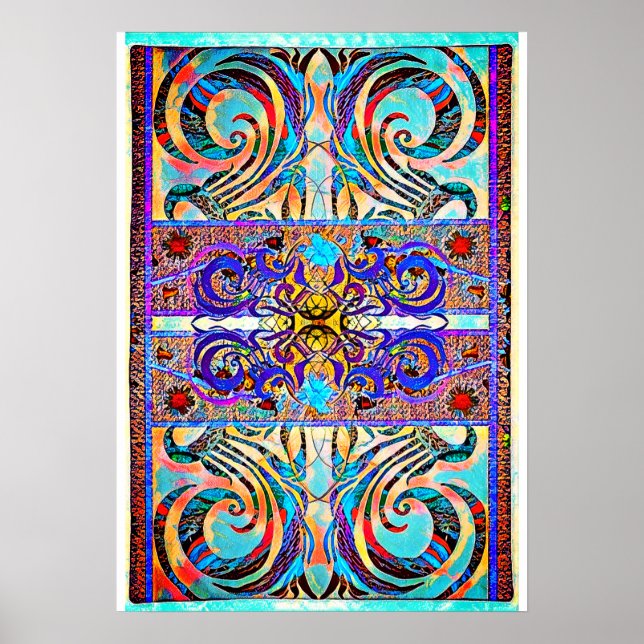 Affiche Motif élégant 57793 (Devant)