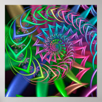 Motif en spirale de flèches