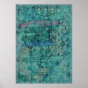 Affiche Motif Ethno Abstrait - Folklore Art 2