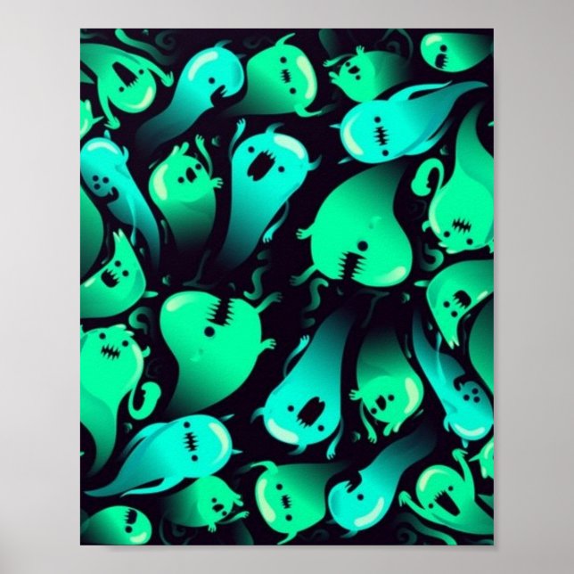 Affiche Motif fantôme (Devant)