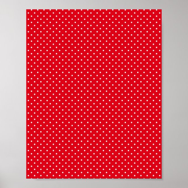 Affiche Motif Festive Red Color (Devant)