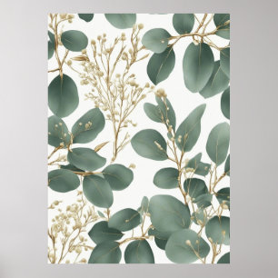 Affiche Motif Feuille de l'Eucalyptus