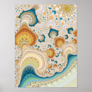 Affiche Motif fractal complexe