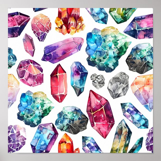 Affiche Motif Gemstone naturel (Devant)