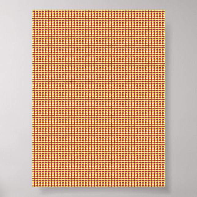 Affiche Motif géométrique d'entreprise moderne (Devant)