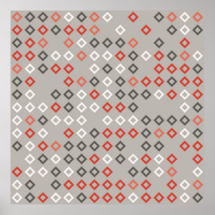 Affiche Motif géométrique design abstrait, art, arrière - 