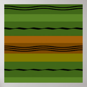 Affiche Motif géométrique élégant moderne