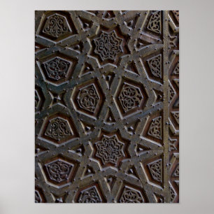 Affiche Motif Géométrique Islamique