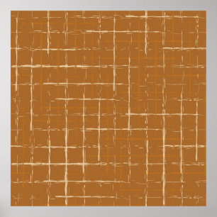 Affiche Motif géométrique sans couture avec chaîne de bros