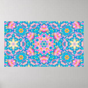 Affiche motif islamique Abstrait dans le style arabe. Seam