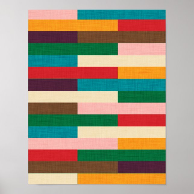 Affiche motif kilim (Devant)