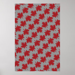 Affiche Motif Maple Leaf