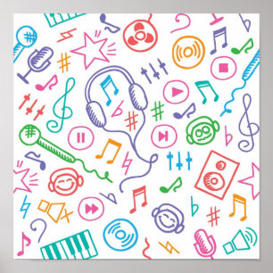 Affiche Motif musical