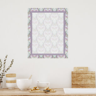 Affiche Motif Oracle Owl Pastel Purple