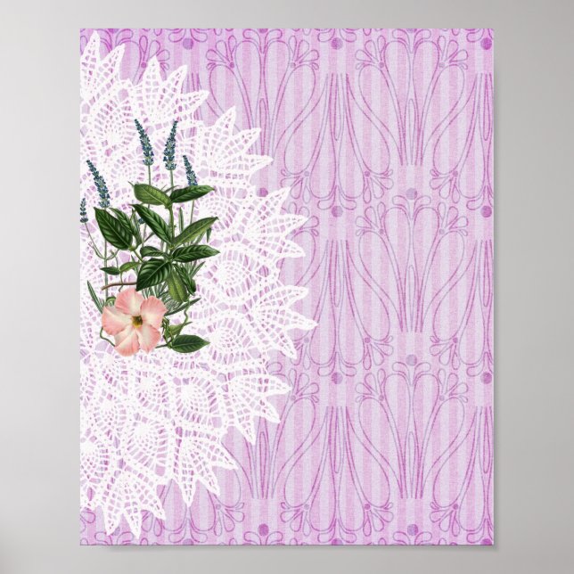 Affiche Motif papier numérique 4 (Devant)