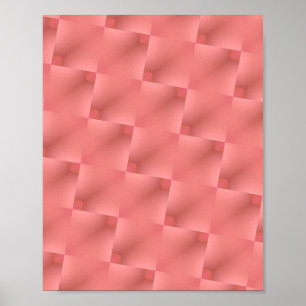 Affiche motif rose pastel