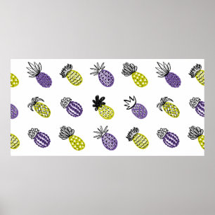 Affiche Motif sans ananas