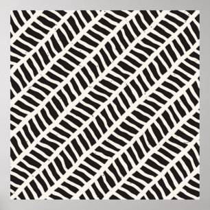 Affiche Motif sans couture à la main. Geomet Abstrait