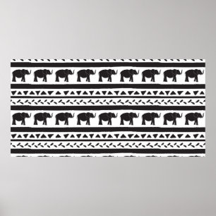 Affiche Motif sans couture de répétition décorative avec d