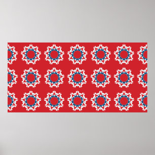 Affiche Motif sans couture décorative. desi texture Abstra