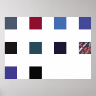 Affiche Motif sans couture. Découper les traits de brosse 