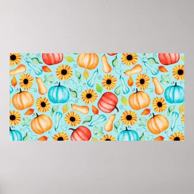 Affiche Motif sans soudure à main de différentes tailles,  (Devant)