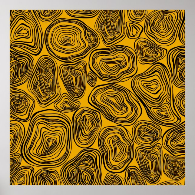 Affiche motif sans soudure Abstrait. illustration graphiqu (Devant)